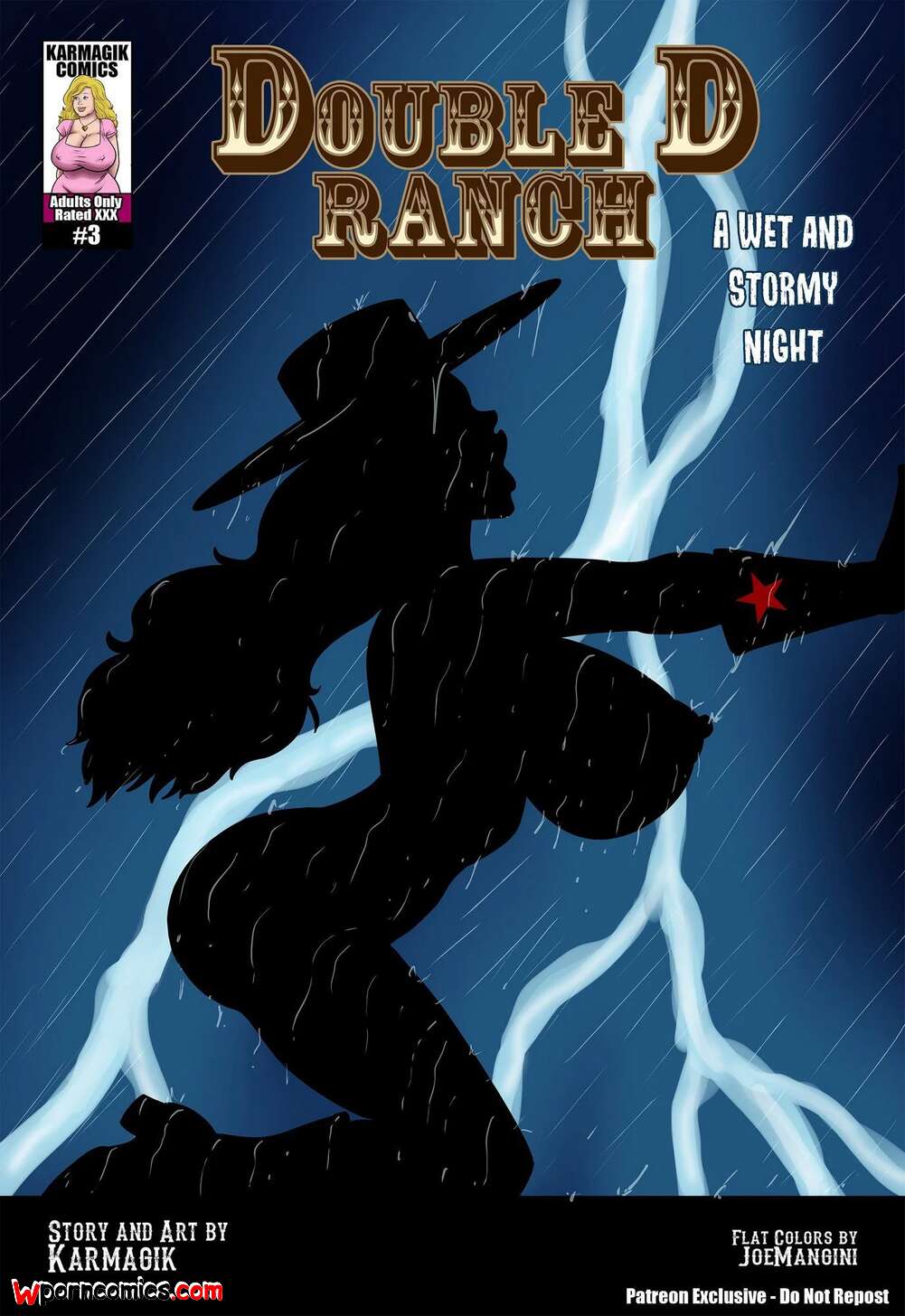 Porn comic The Cowgirls Of The Double D Ranch. Karmagik. A Wet And Stormy Night