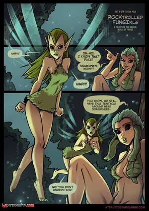 Porn comic The Cummoner. Part 23. Rocktrolled Fungirls