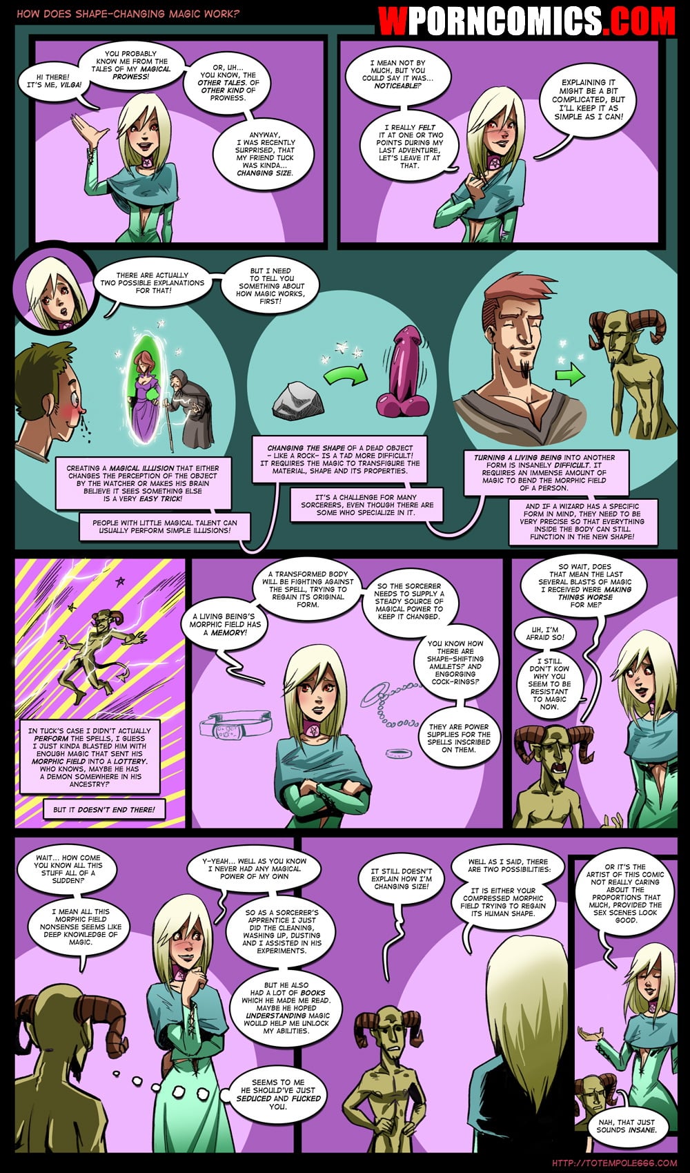 Porn comic The Cummoner.