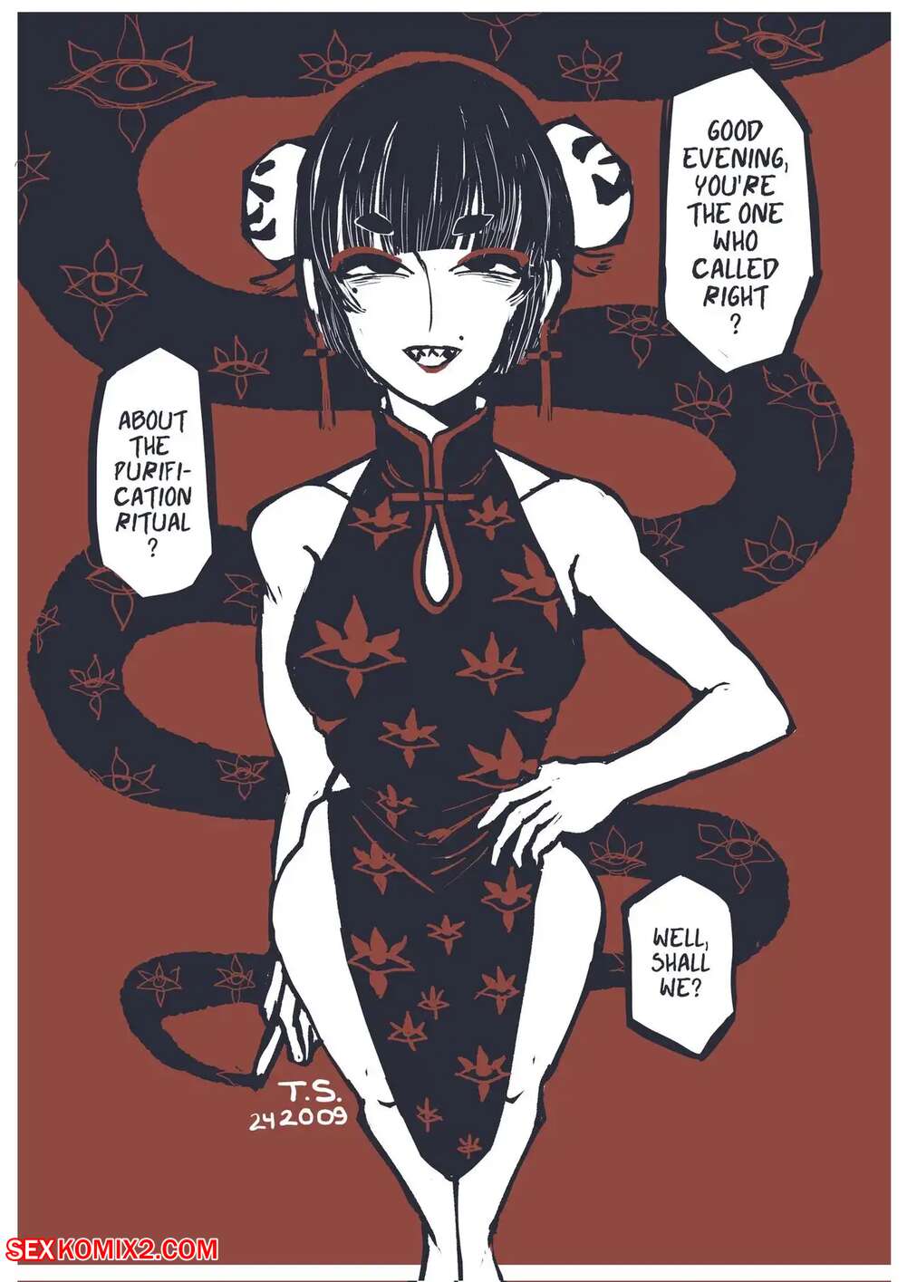 Porn comic The Erotic Exorcist. Tomboy sama