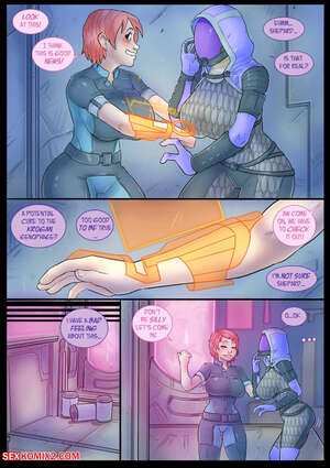Porn comic The Experiment. Mass Effect. Nikraria.
