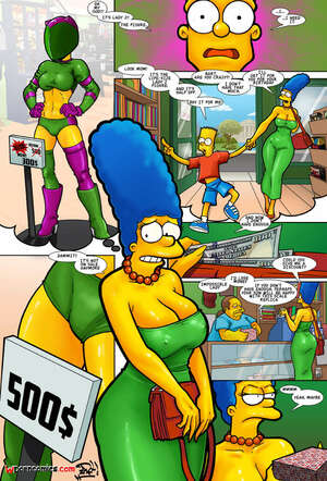 Porn comic The Gift. The Simpsons.