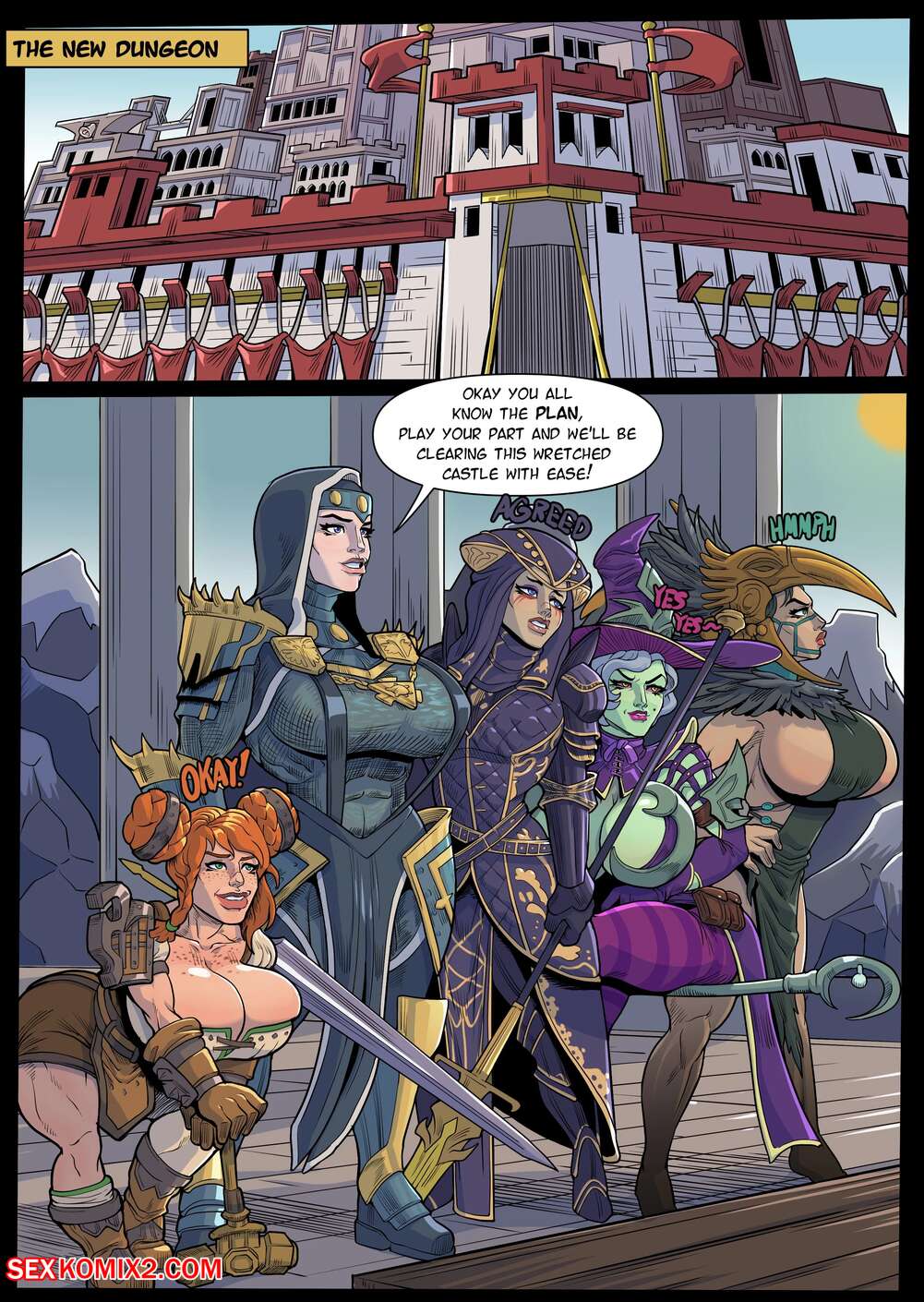 Porn comic The Great Raid. Chapter 1. LoonyJams.
