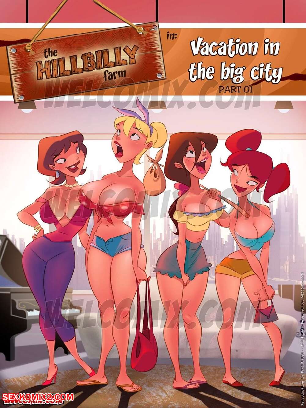 Porn comic The Hillbilly Farm. Vacation In The Big City 1. Chapter 15. WC TF.