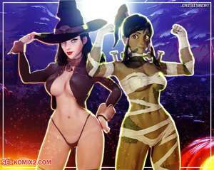Porn comic The Legend of Korra. Halloween Monster Party. Crisisbeat