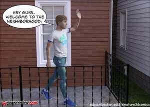 Porn comic The MILF Next Door. Chapter 1. Mature3DComics.