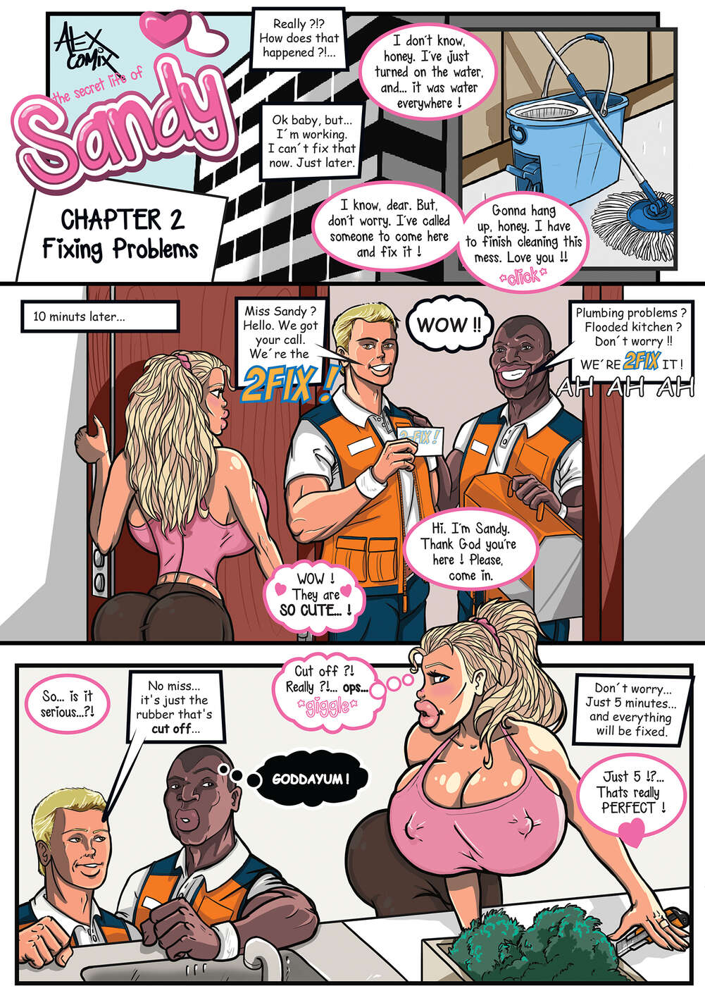 Porn comic The Secret Life of Sandy. Part 2.