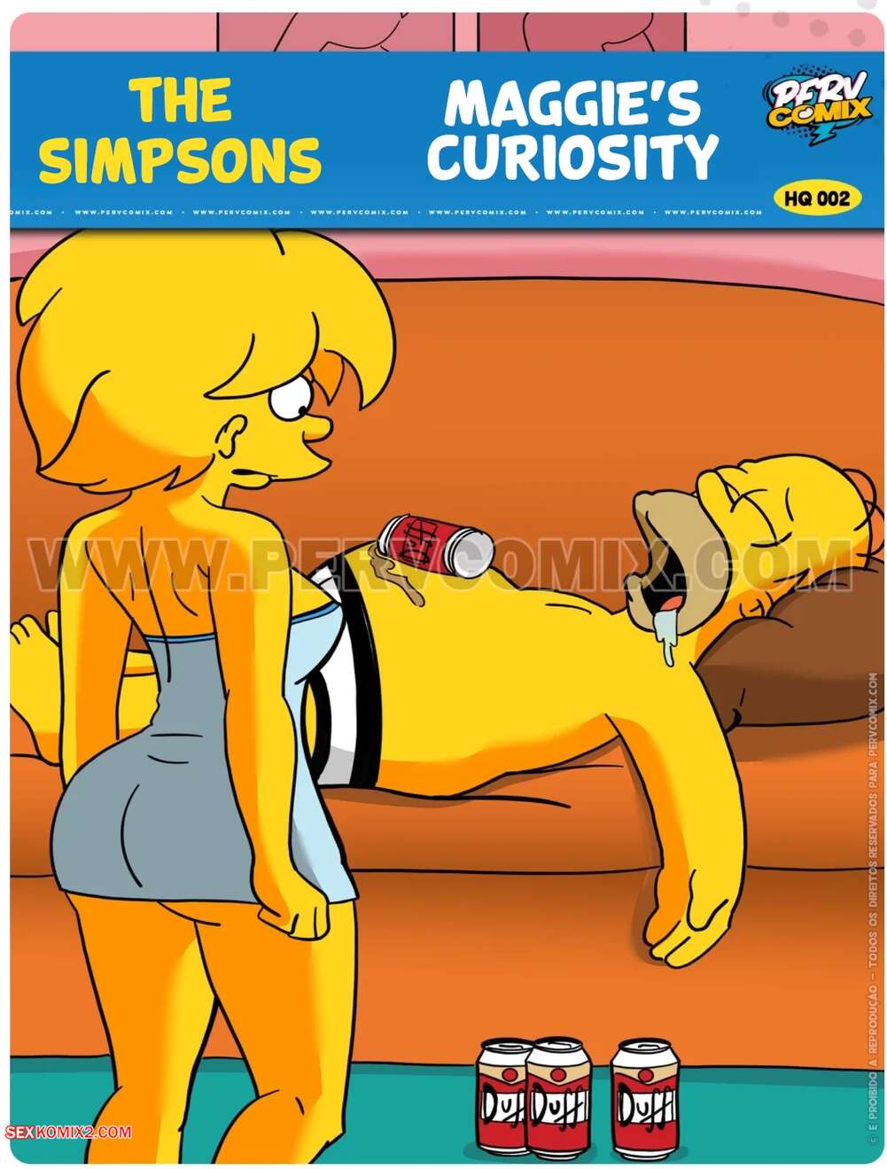 Porn comic The Simpsons. Chapter 2. Os SimpComix. PervComix