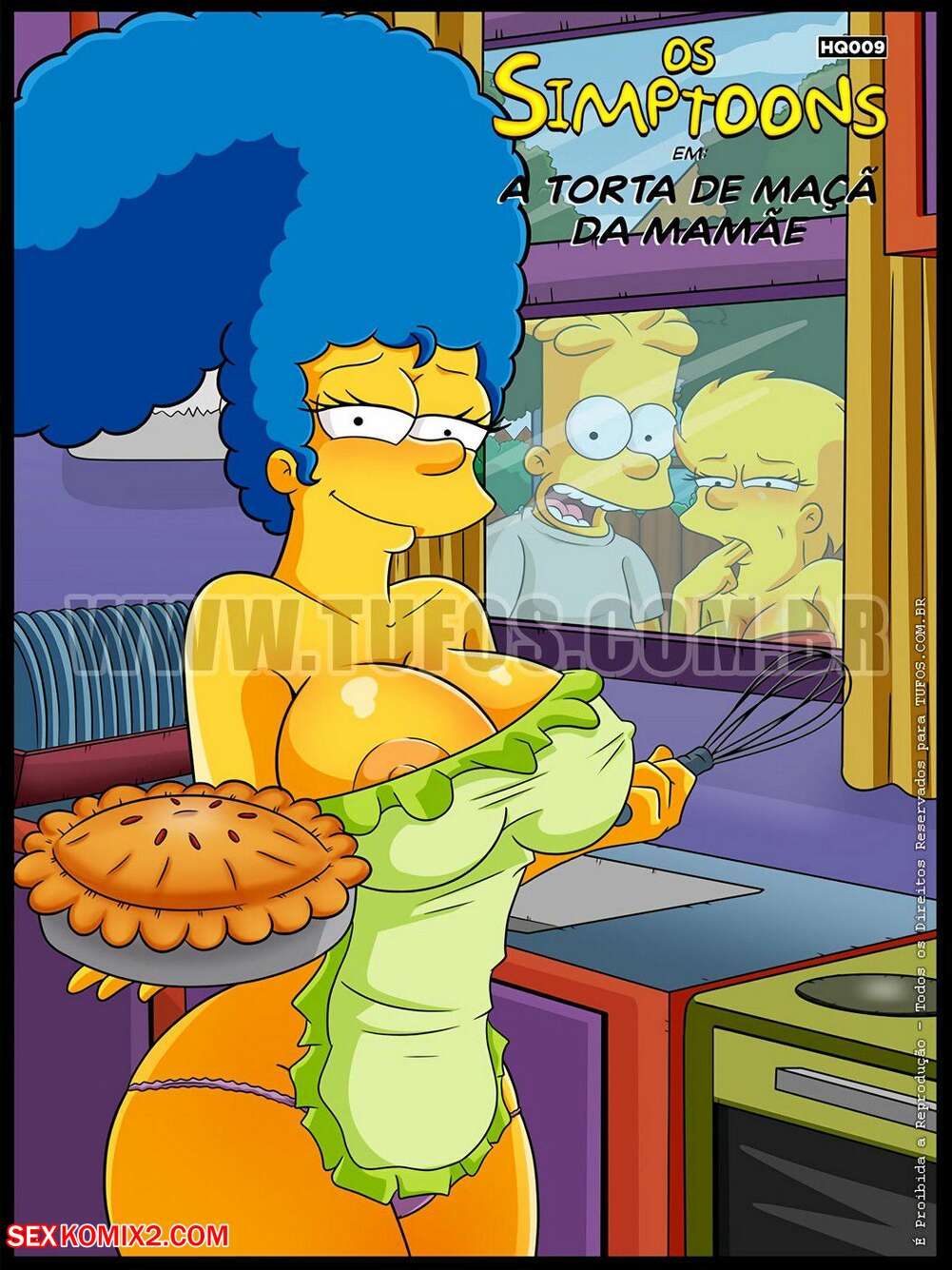 Porn comic The Simpsons. Chapter 9. The Simpsons. WC TF.