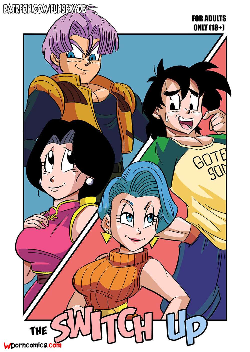 Porn comic The Switch Up. Dragon Ball Z. Funsexydb