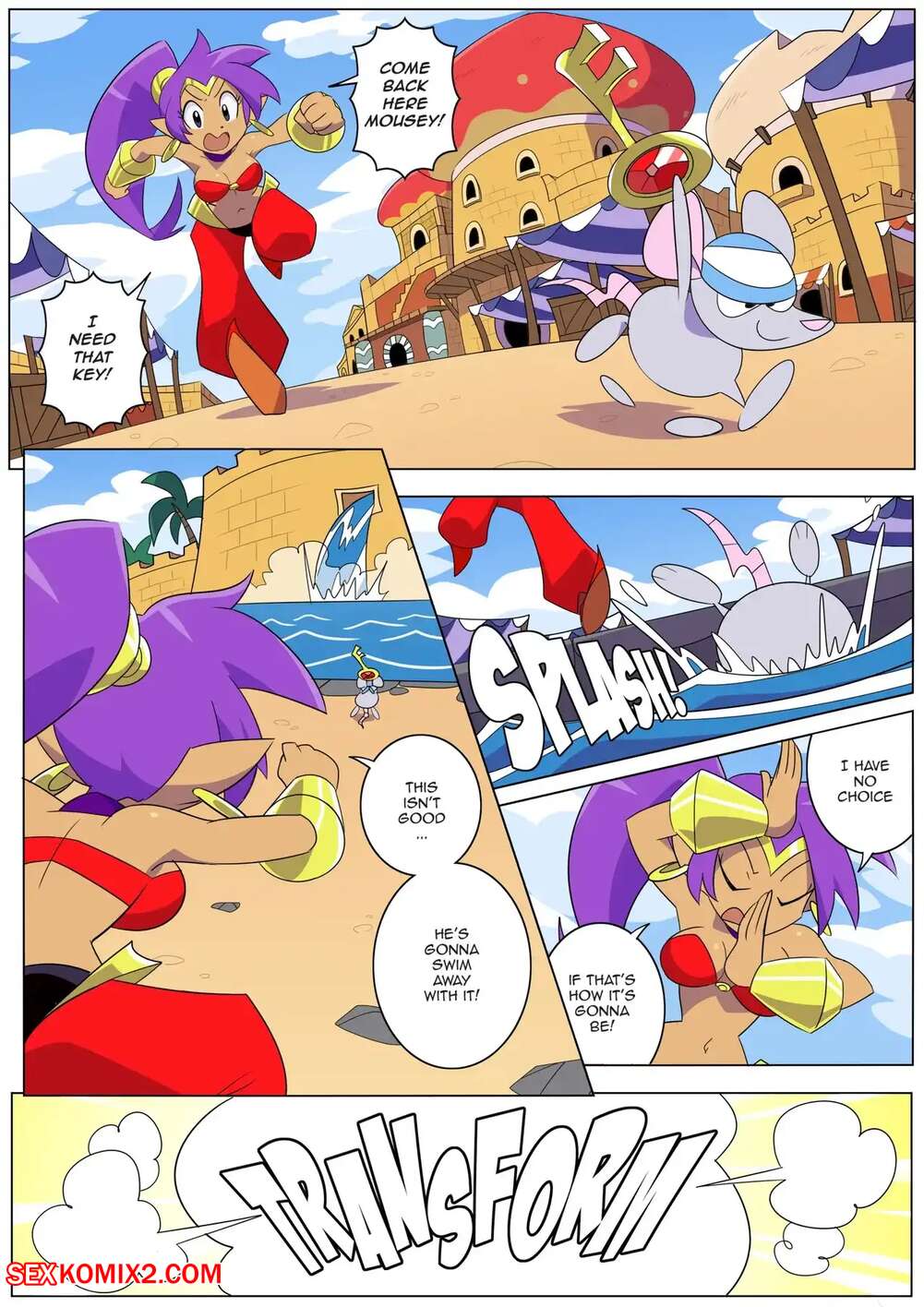 Porn comic The Thief Inside Shantae. Dangerking11