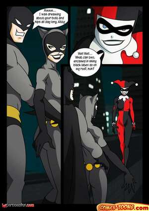 Porn comic Threesome. Chapter 1. Batman. Comics Toons.