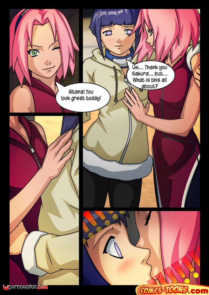 Porn comic Threesome With Hinata and Sakura. Comics Toons