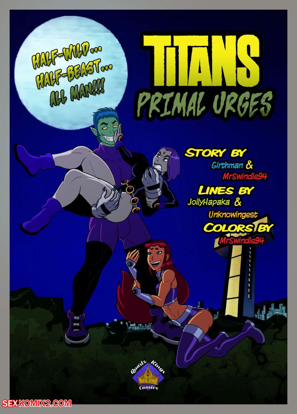 Porn comic Titans. Primal Urges. MrSwindle94