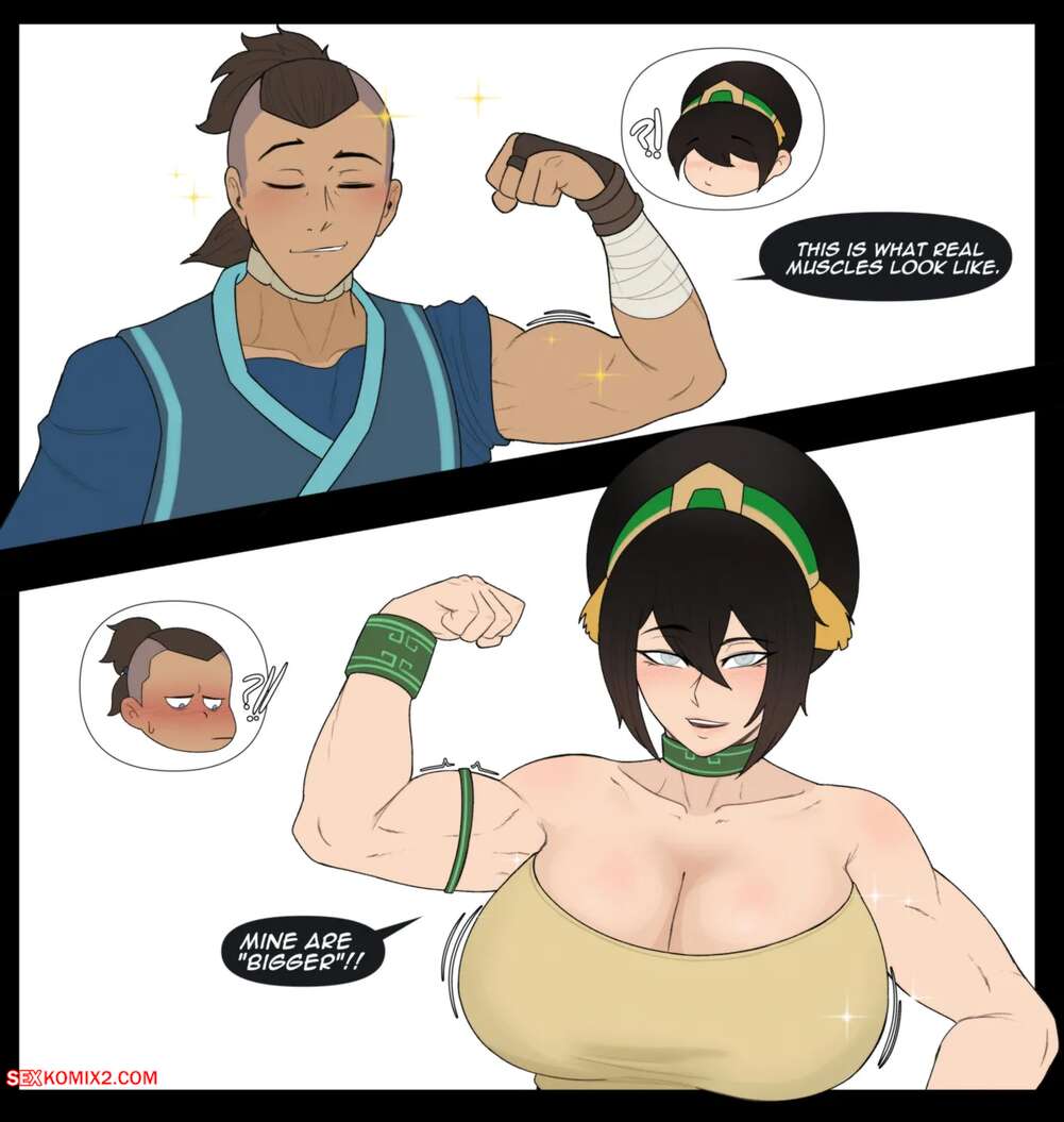 Porn comic Toph X Sokka. Avatar. The Last Airbender. Escriba.