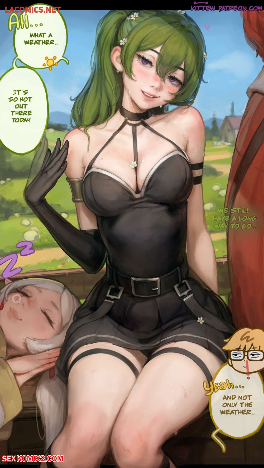 Porn comic Travel with Ubel. Kittew