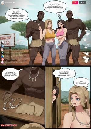 Porn comic TravelGurlz remake. Africa. wjs07