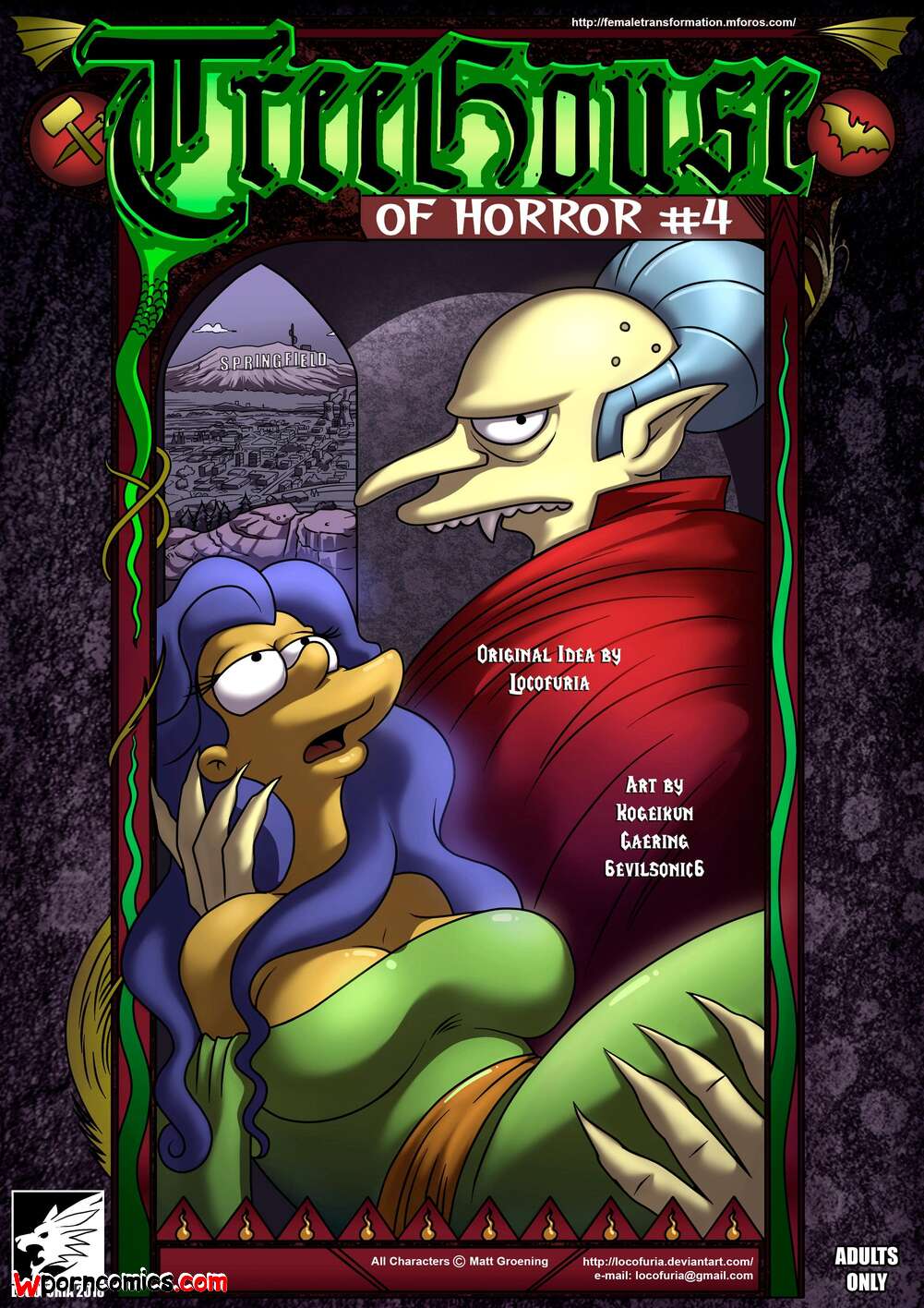 Porn comic Treehouse of Horror. Part 4. Kogeikun.