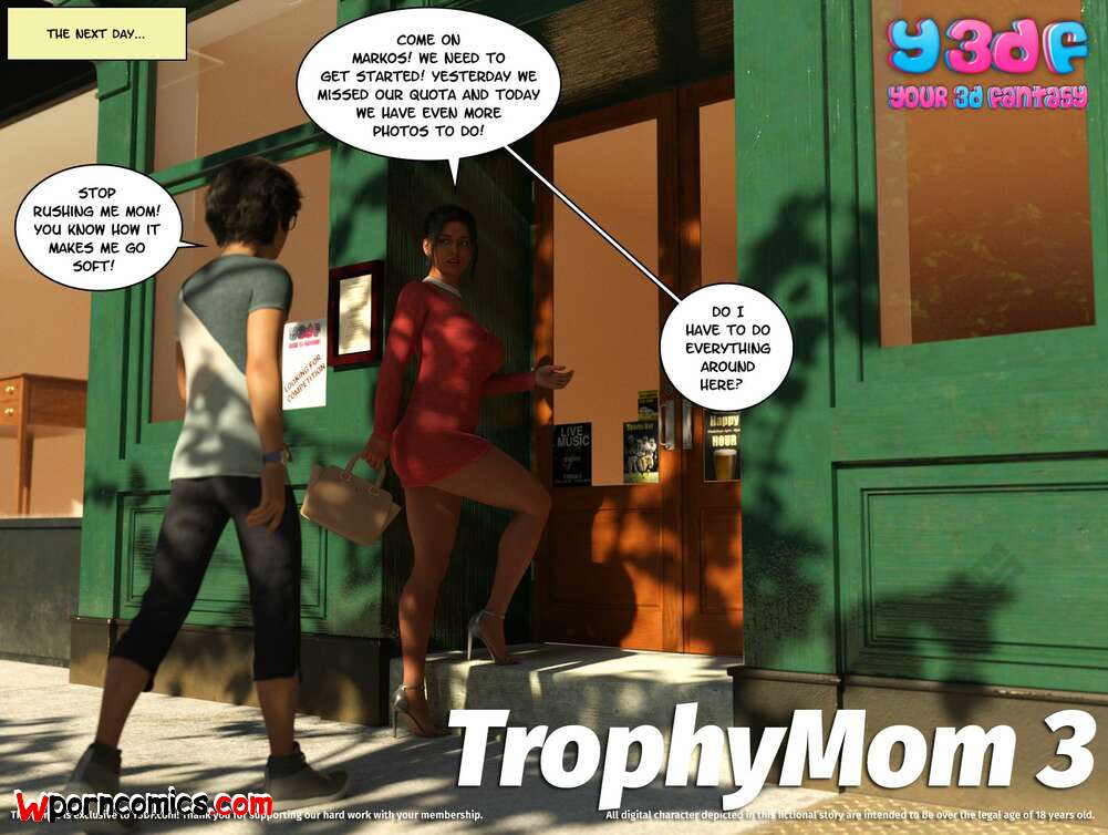 Porn comic TrophyMom. Chapter 3. Y3DF.