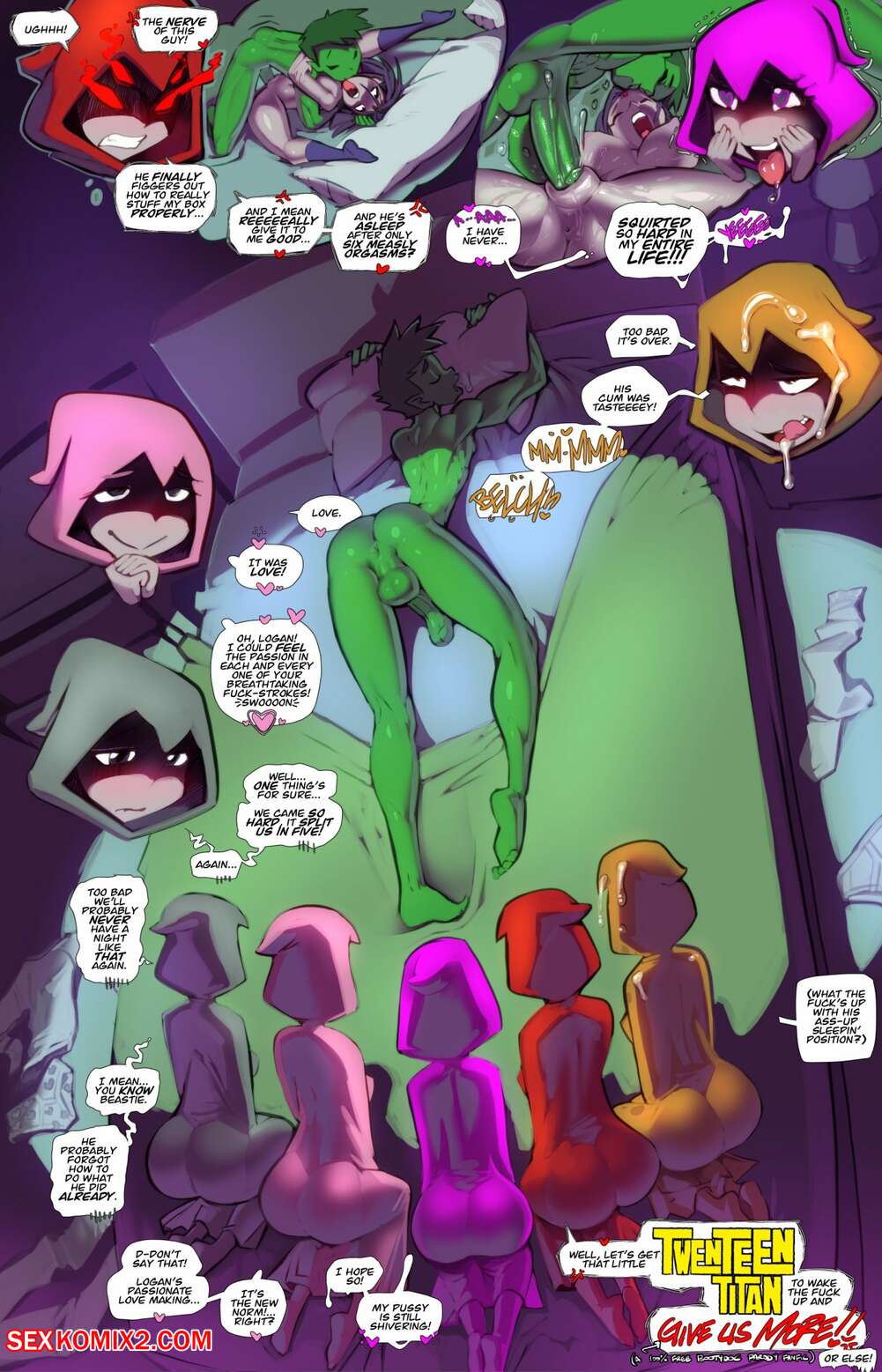 Porn comic Twenteen Titans. Give Us More. Chapter 2. Teen Titans. Fred Perry.