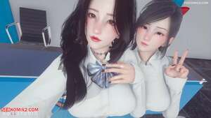 Porn comic Two Office Girls. DollStudio