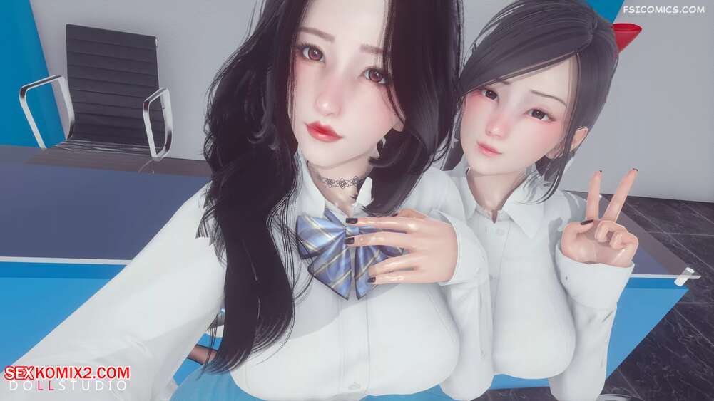 Porn comic Two Office Girls. DollStudio
