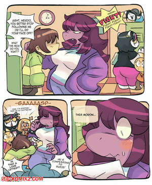 Porn comic Undertale. Susie x Kris