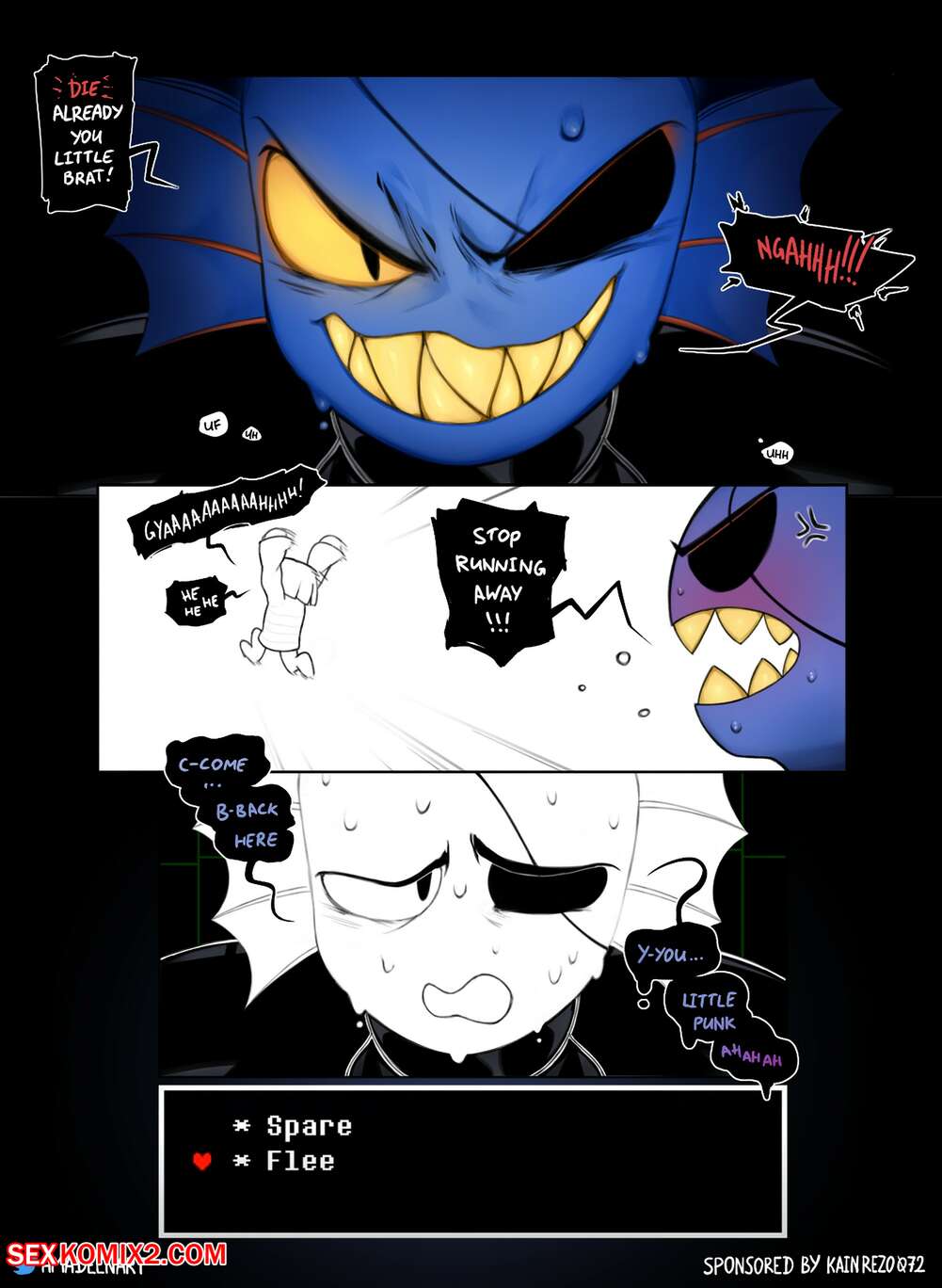 Porn comic Undyne. Amadeen