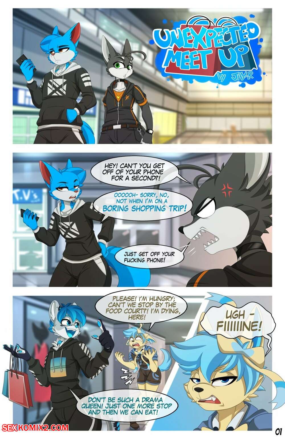 Porn comic Unexpected Meet Up. JayR