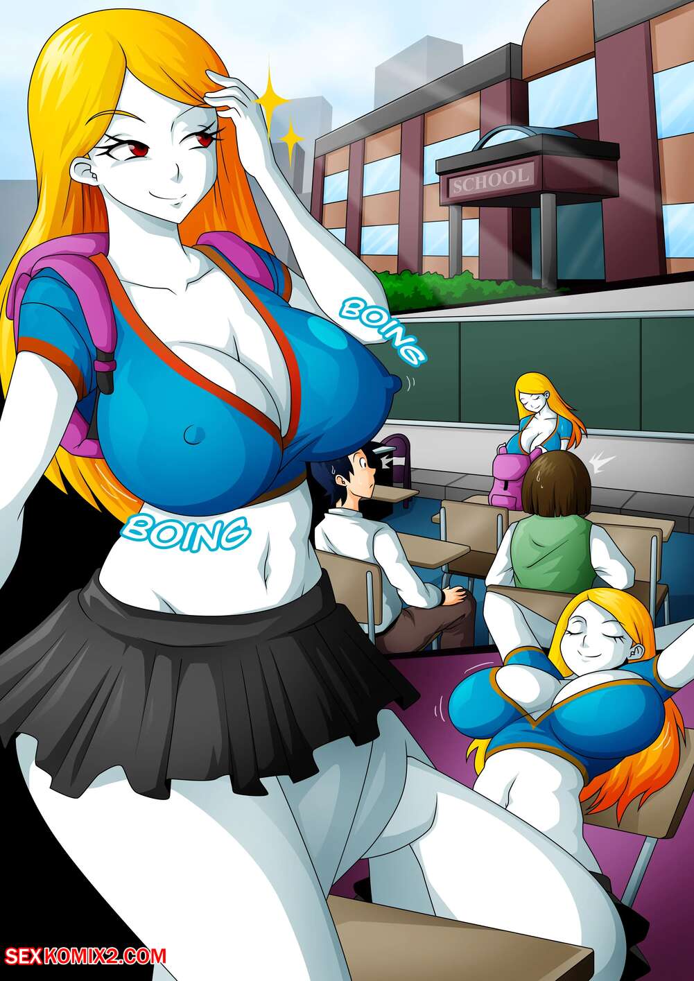 Porn comic Vampire School. Chapter 1. WitchKing00.