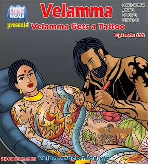 Porn comic Velamma. Chapter 122. Velamma Gets A Tattoo. Velamma.