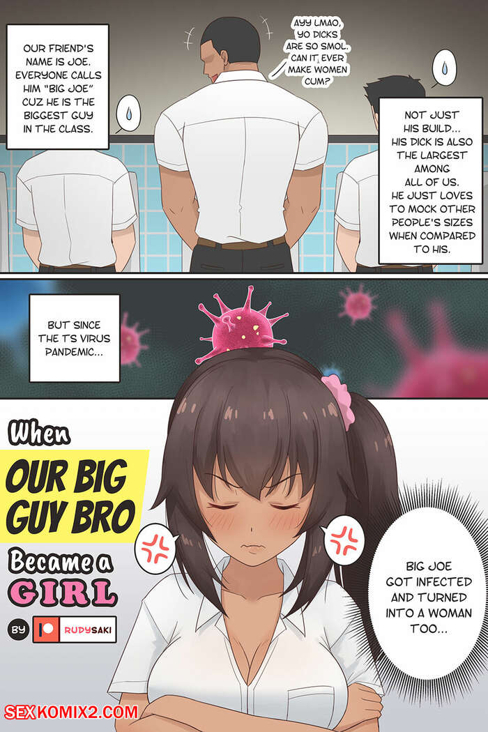 Porn comic When Our Big Guy Bro Became a Girl. RudySaki