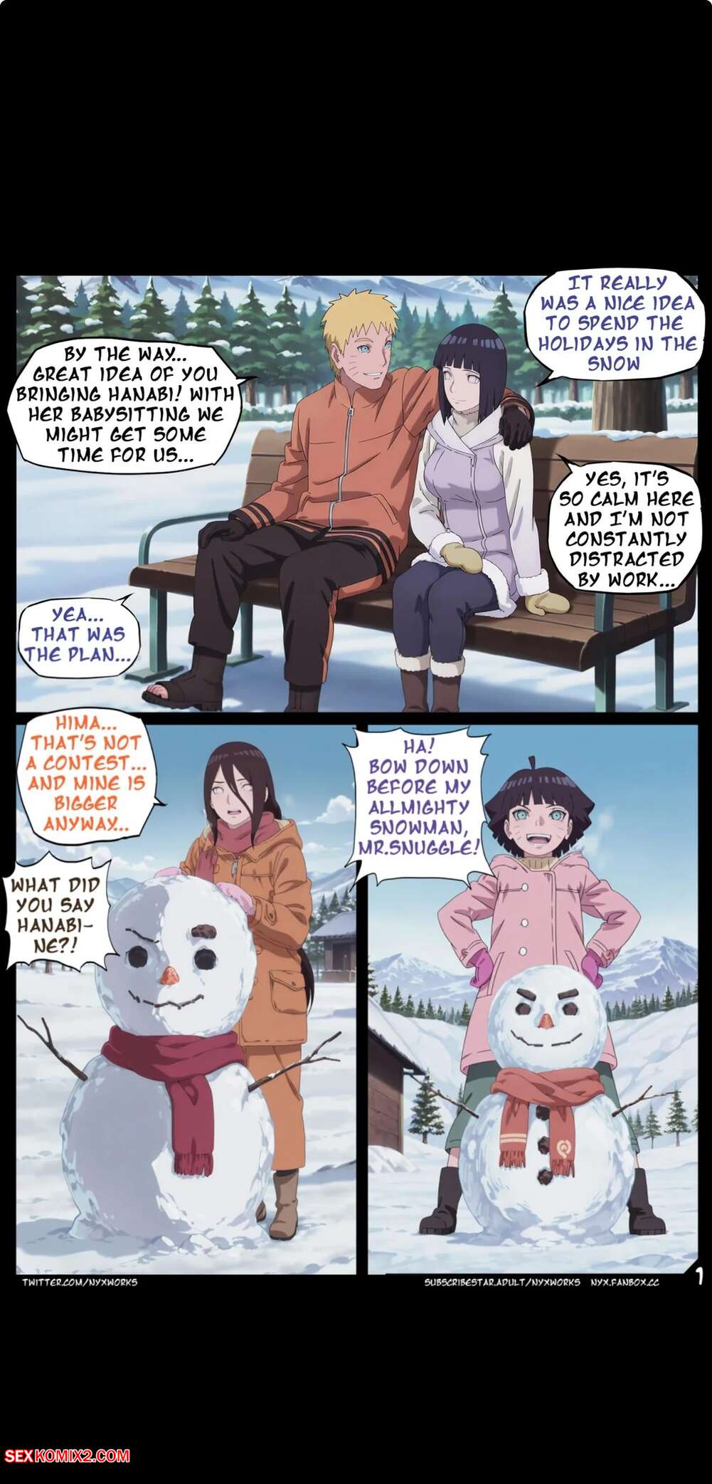 Porn comic White Christmas