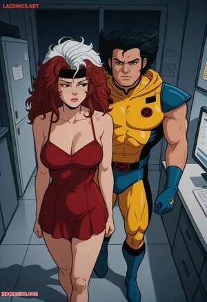 Porn comic Wolverine x Rogue. Scarlet Meow
