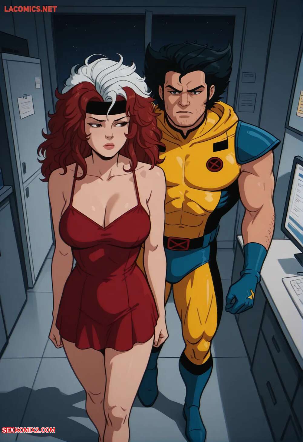 Porn comic Wolverine x Rogue. Scarlet Meow