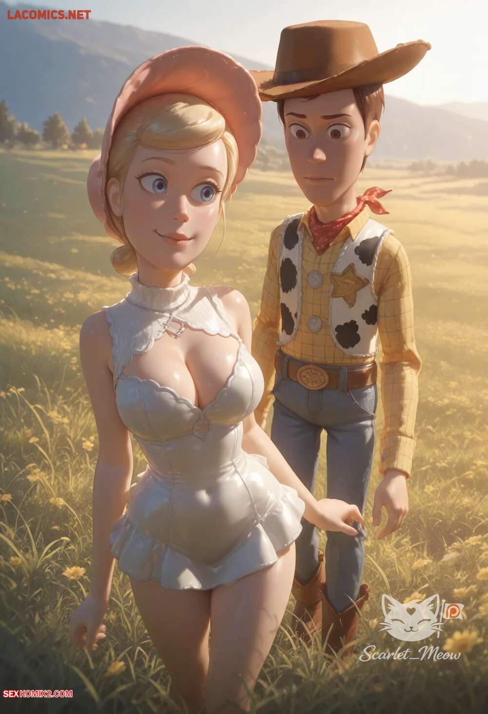 Porn comic Woody x Bo Peep. Scarlet meow
