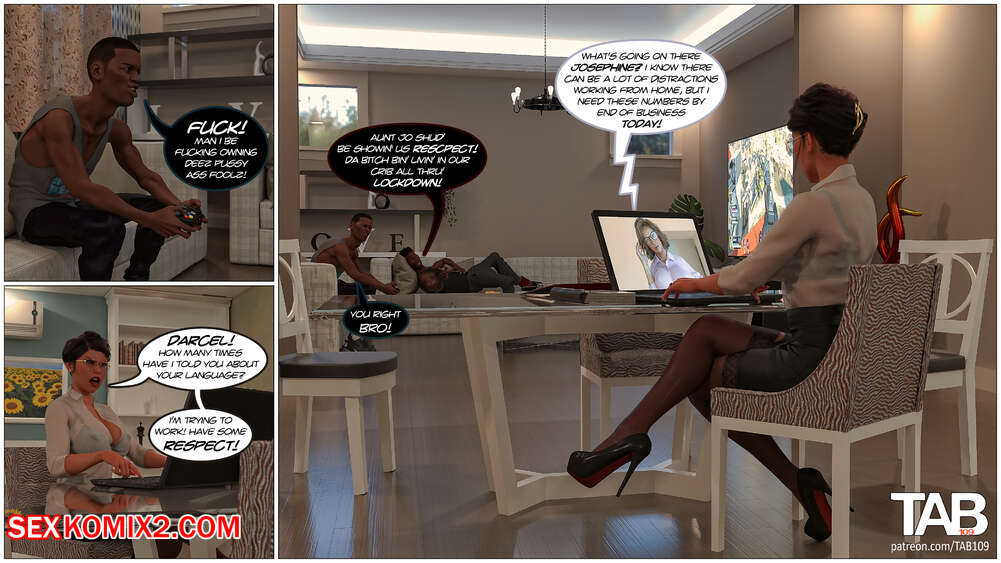 Porn comic Working From Home. TAB109.
