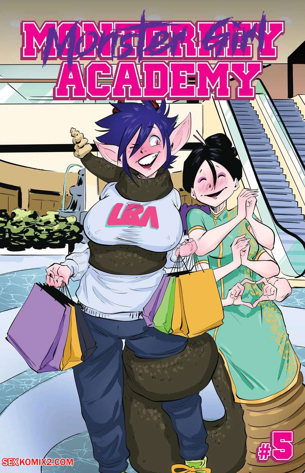 Porn comic Worky Zark. Monster Girl Academy 05
