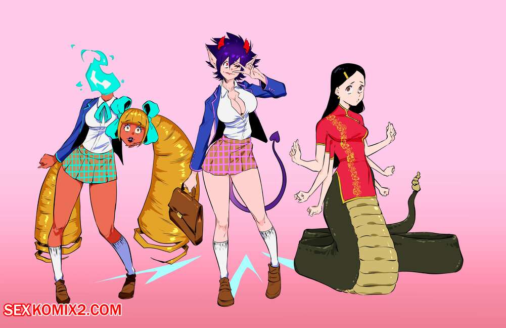 Porn comic Worky Zark. Monster Girl Academy 06 + Bonus