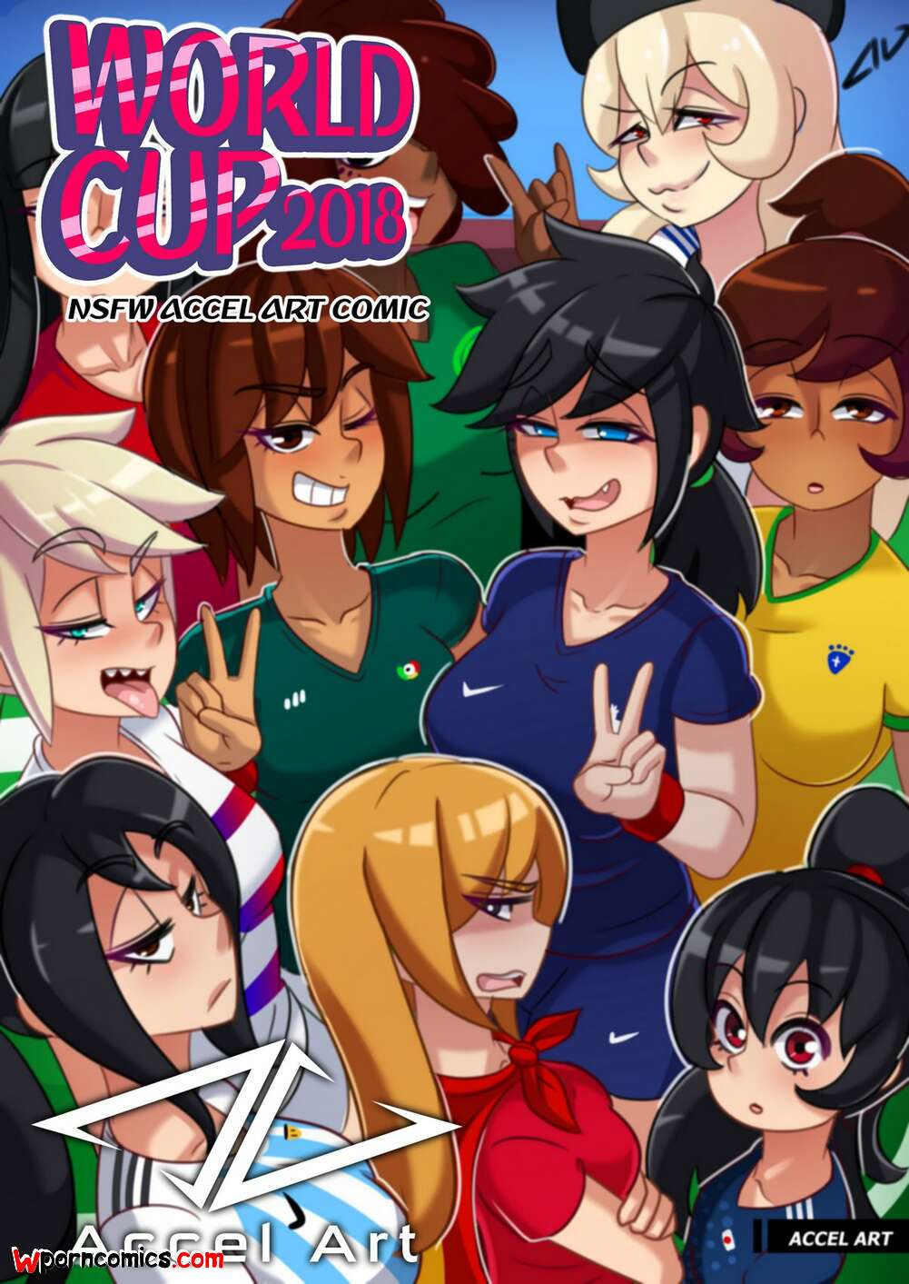 Porn comic World Cup Girls. Accel Art.